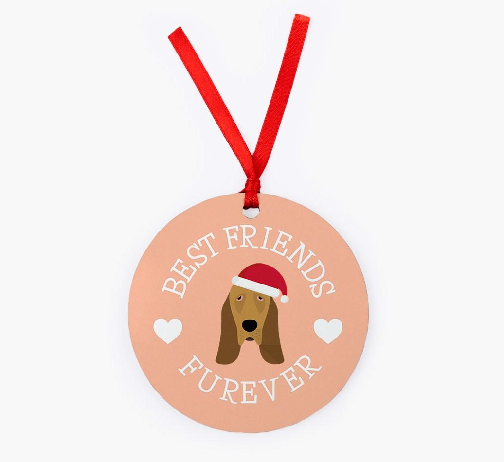 'Best Friends Furever' - Personalized {breedFullName} Christmas Decoration