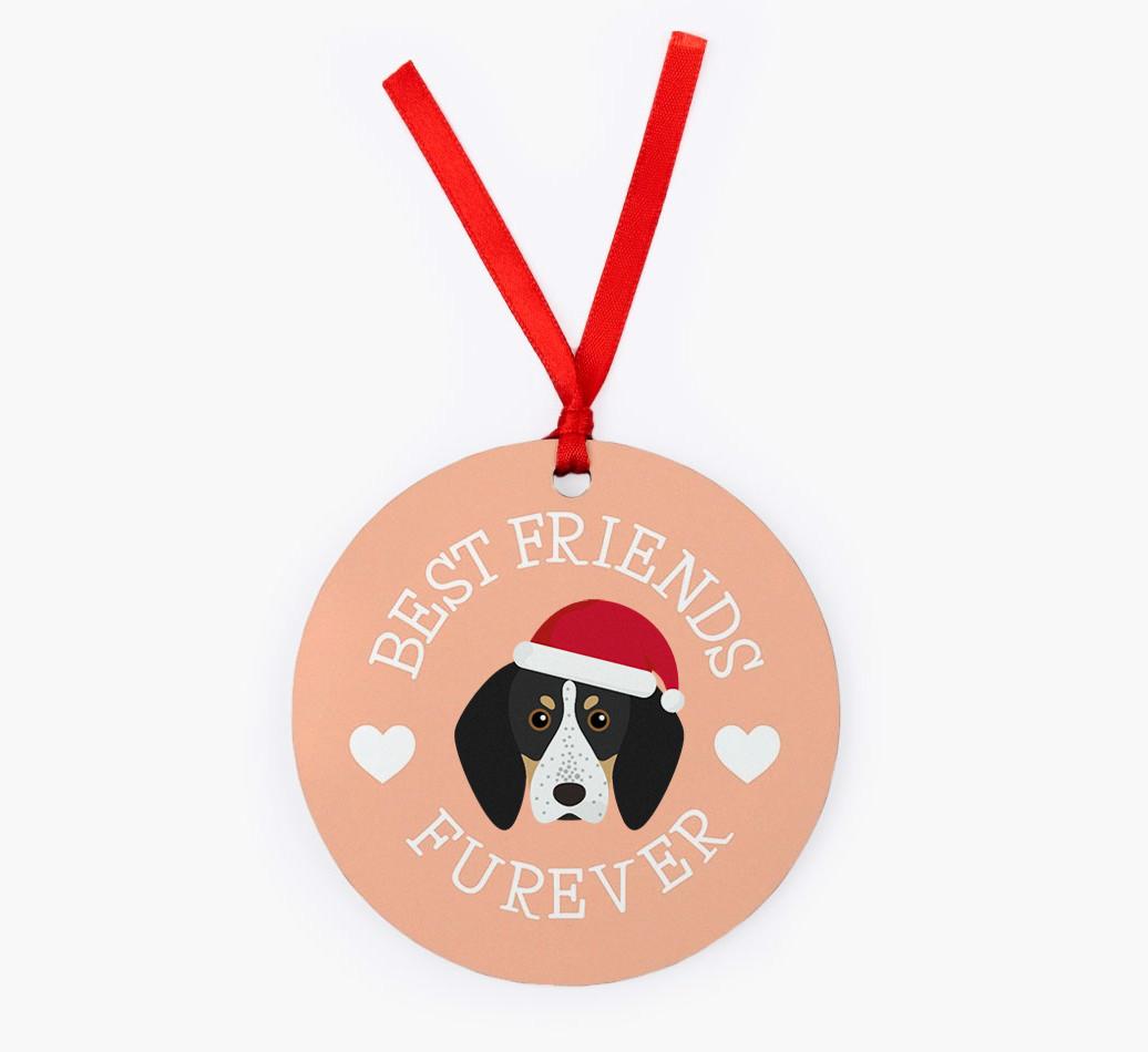 'Best Friends Furever' - Personalized {breedFullName} Christmas Decoration