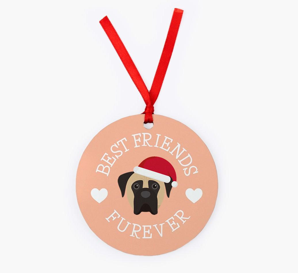 'Best Friends Furever' - Personalized {breedFullName} Christmas Decoration