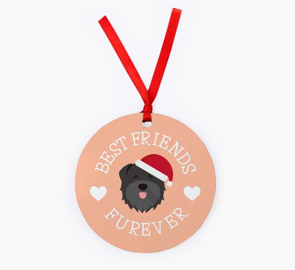 'Best Friends Furever' - Personalized {breedFullName} Christmas Decoration