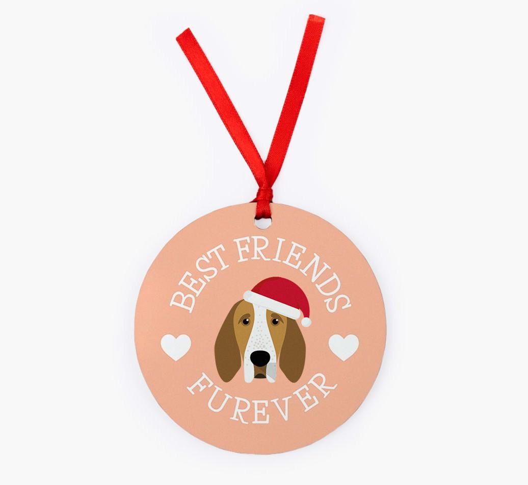 'Best Friends Furever' - Personalized {breedFullName} Christmas Decoration
