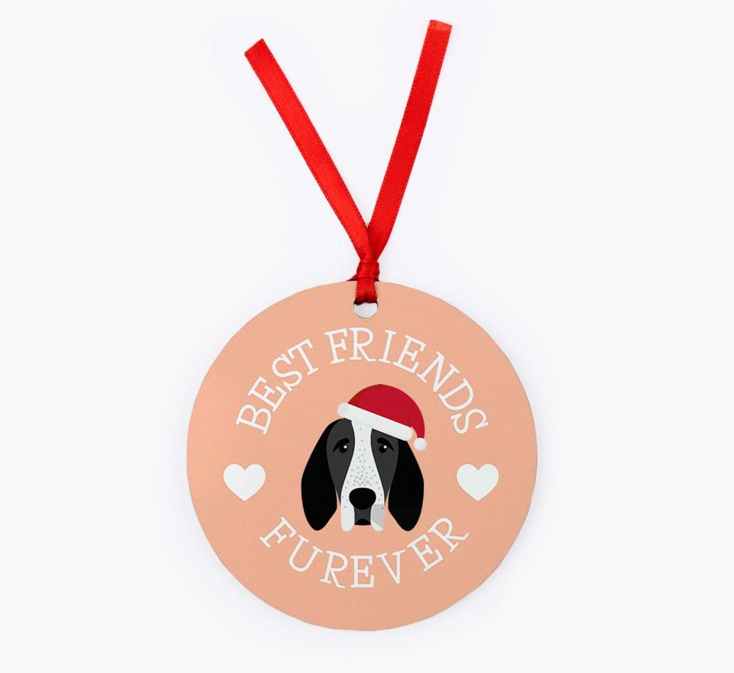 'Best Friends Furever' - Personalized {breedFullName} Christmas Decoration