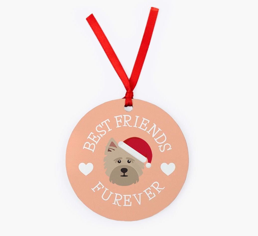 'Best Friends Furever' - Personalized {breedFullName} Christmas Decoration
