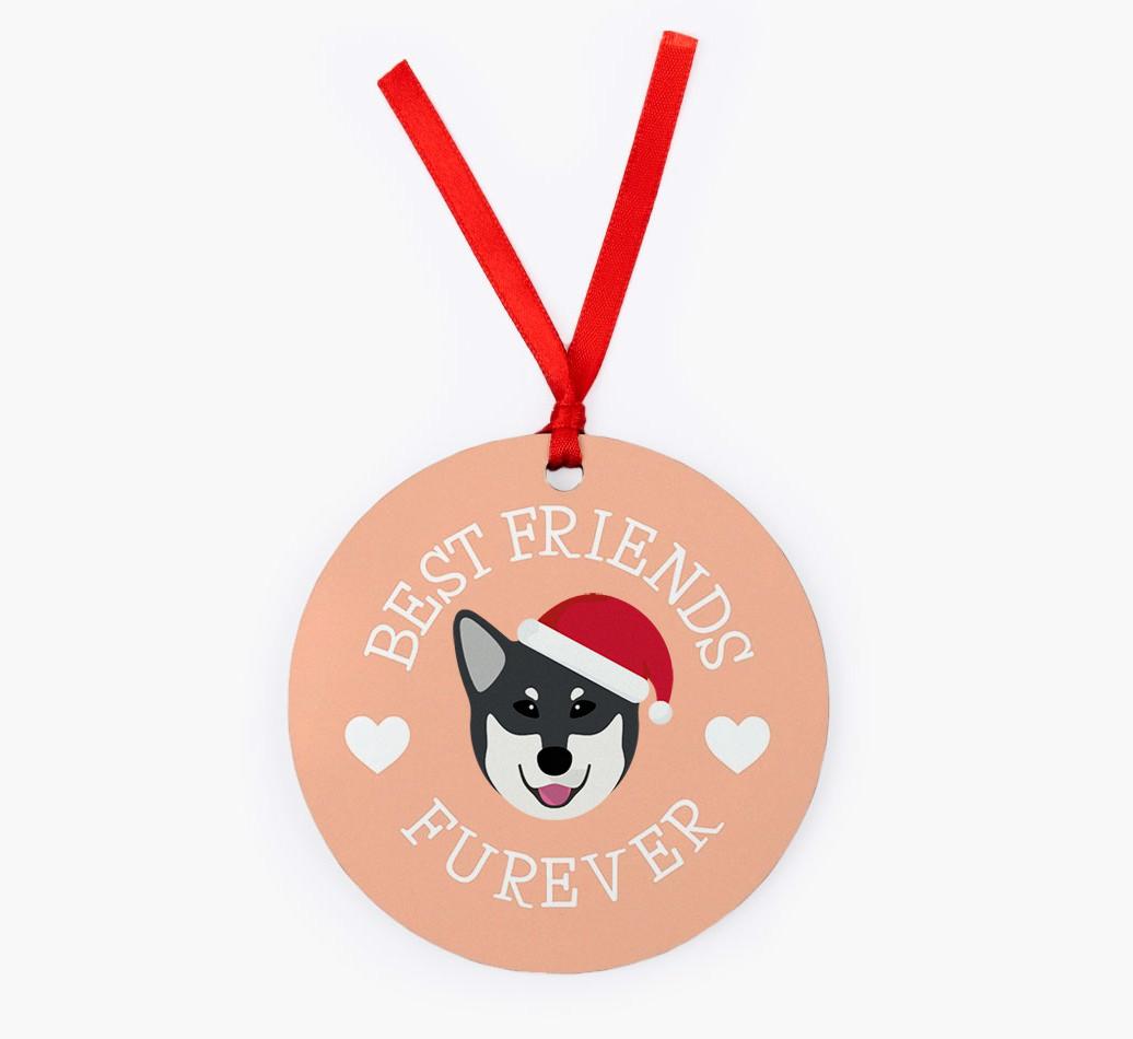 'Best Friends Furever' - Personalized {breedFullName} Christmas Decoration