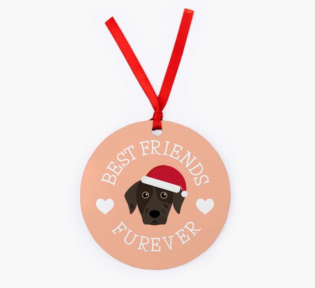 'Best Friends Furever' - Personalized {breedFullName} Christmas Decoration