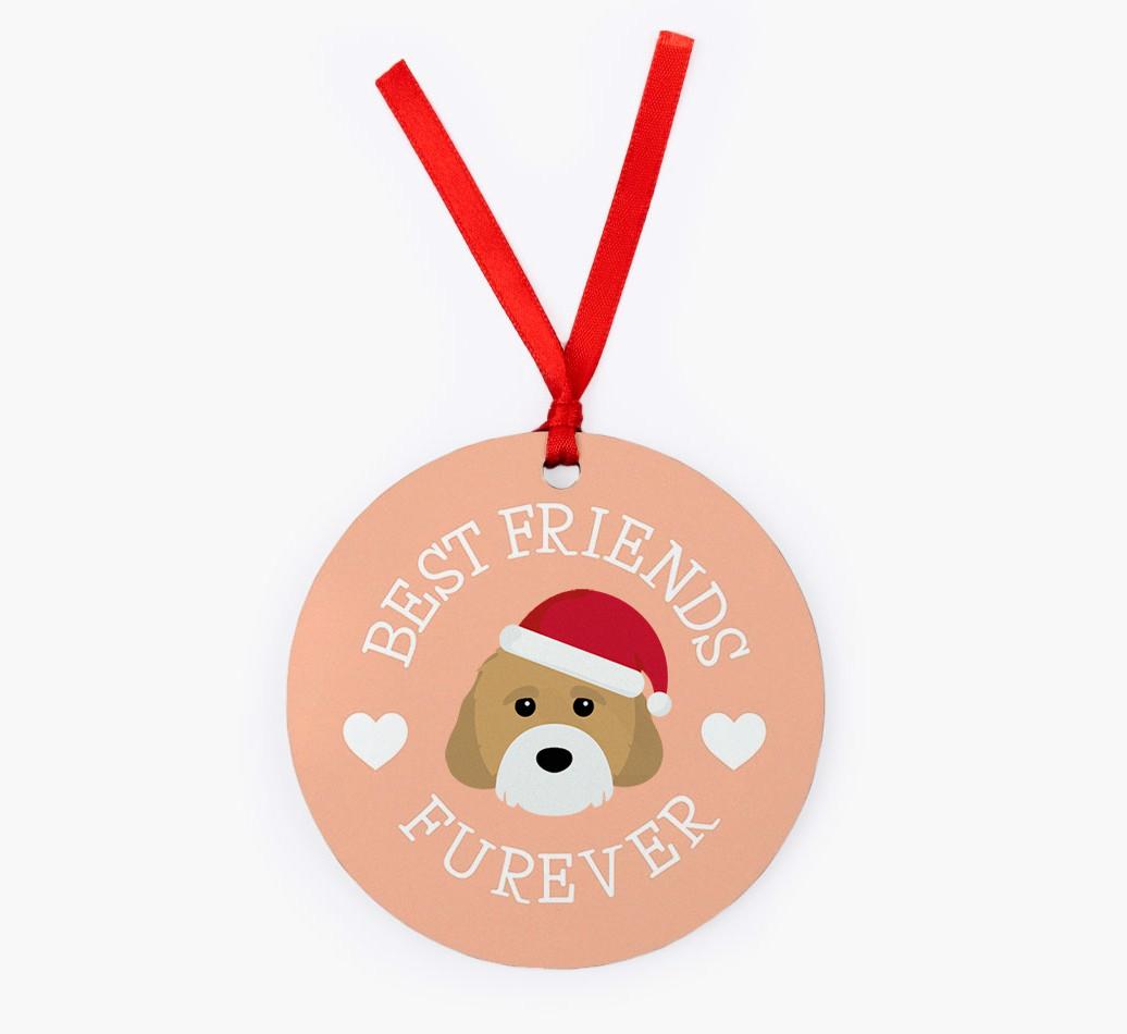 'Best Friends Furever' - Personalized {breedFullName} Christmas Decoration