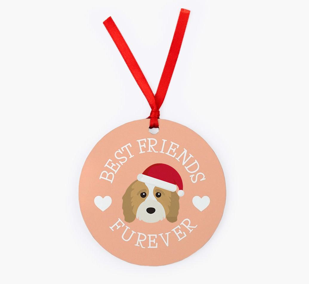 'Best Friends Furever' - Personalized {breedFullName} Christmas Decoration