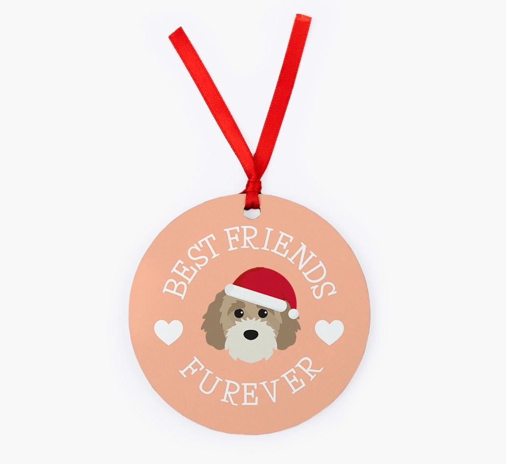 'Best Friends Furever' - Personalized {breedFullName} Christmas Decoration