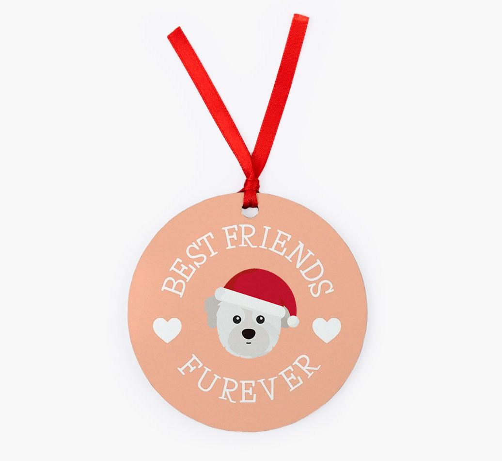 'Best Friends Furever' - Personalized {breedFullName} Christmas Decoration