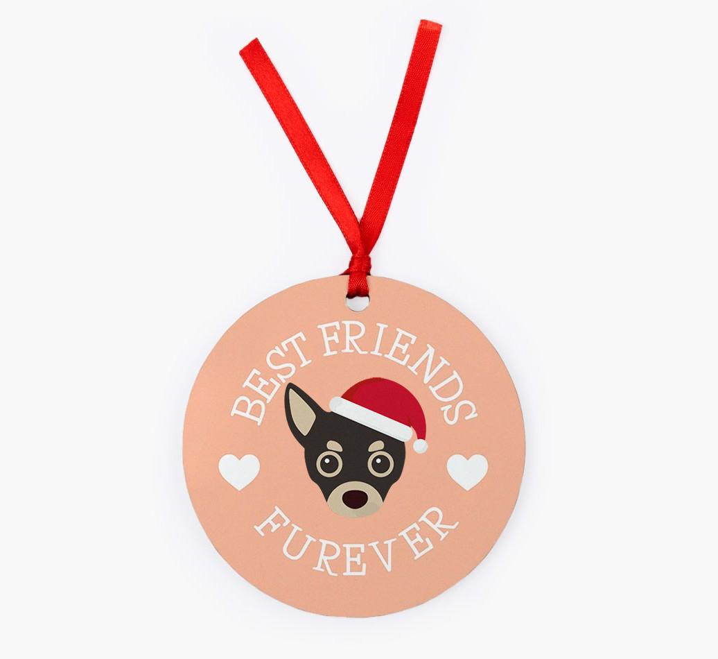'Best Friends Furever' - Personalized {breedFullName} Christmas Decoration
