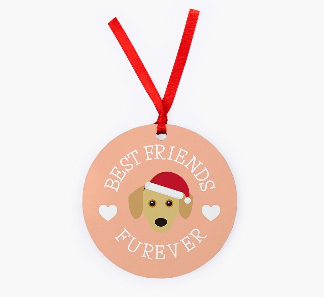 'Best Friends Furever' - Personalized {breedFullName} Christmas Decoration
