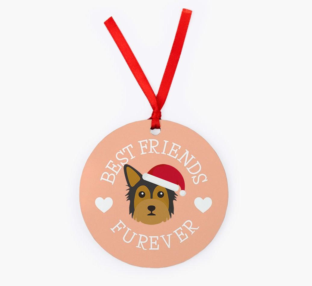 'Best Friends Furever' - Personalized {breedFullName} Christmas Decoration