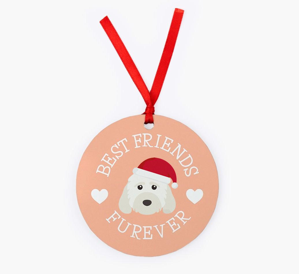 'Best Friends Furever' - Personalized {breedFullName} Christmas Decoration