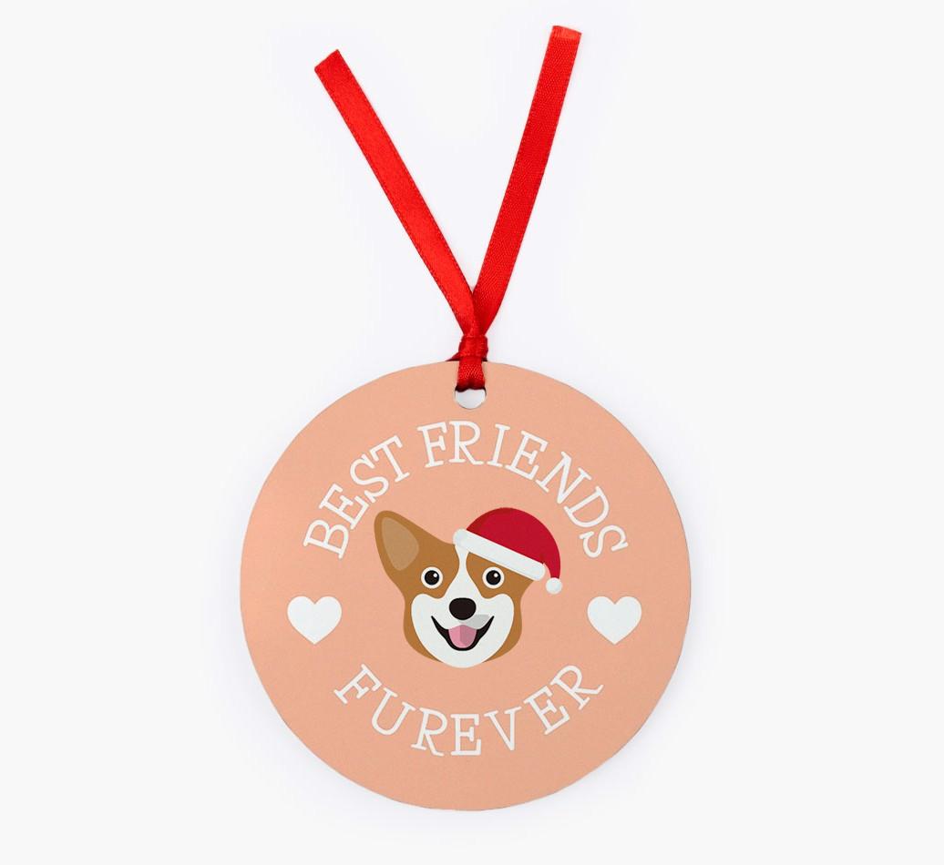 'Best Friends Furever' - Personalized {breedFullName} Christmas Decoration
