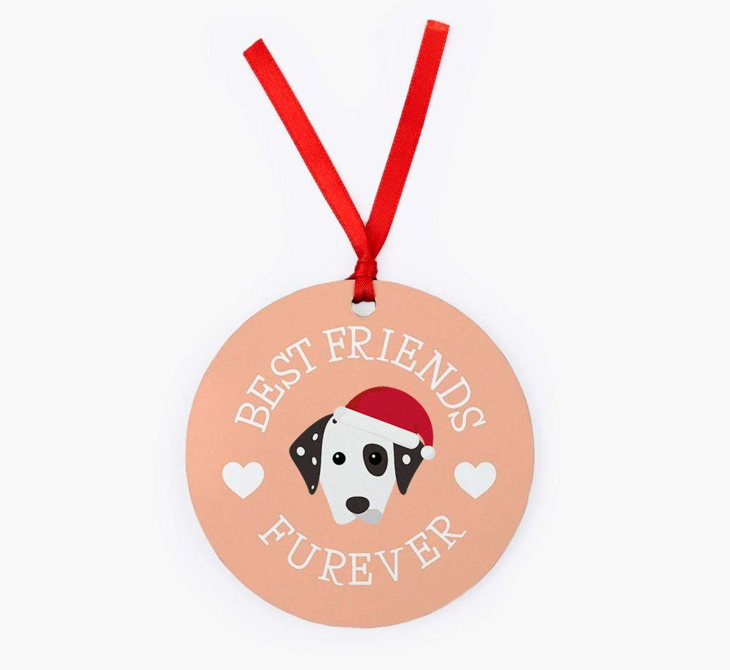 'Best Friends Furever' - Personalized {breedFullName} Christmas Decoration