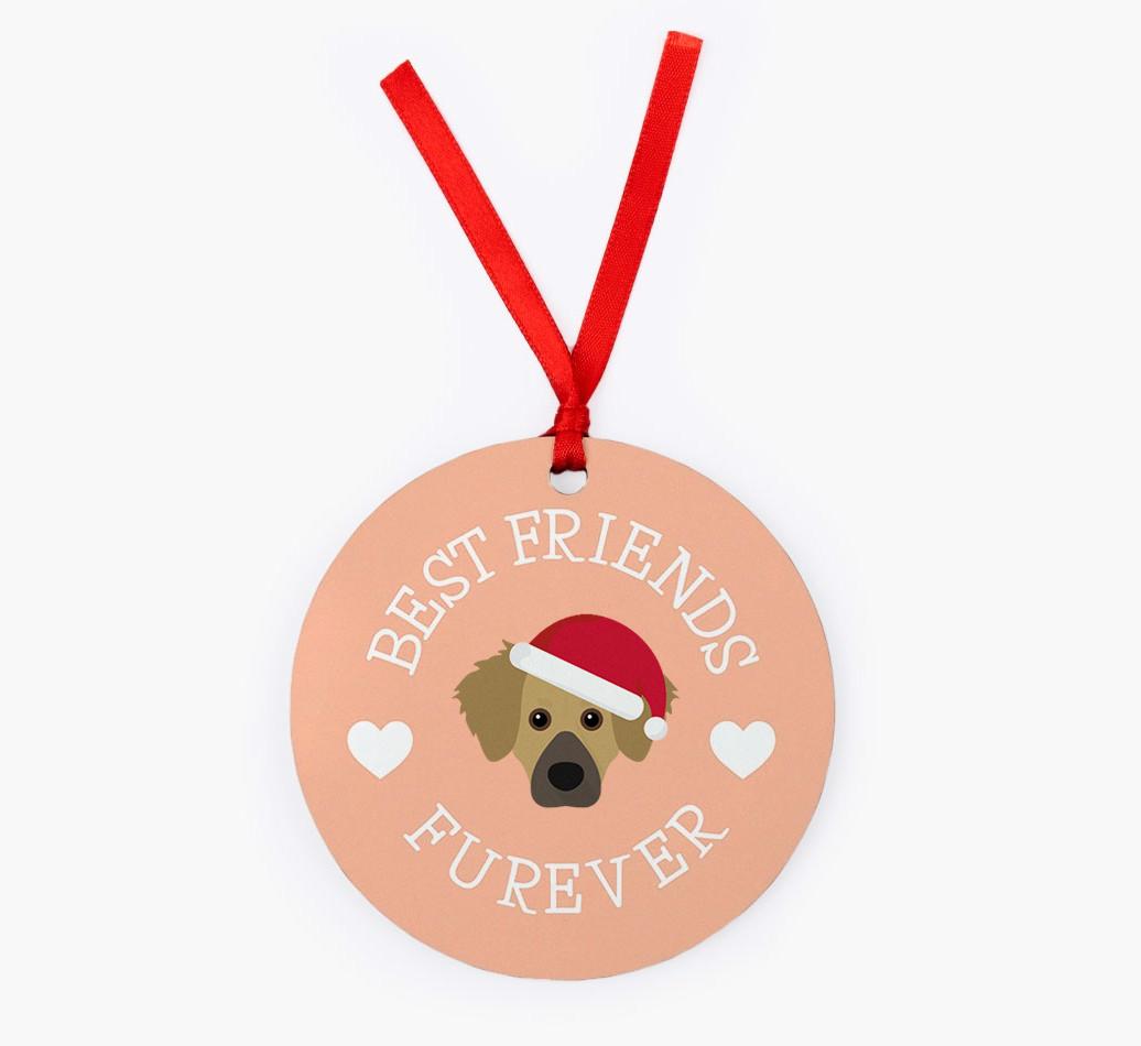 'Best Friends Furever' - Personalized {breedFullName} Christmas Decoration