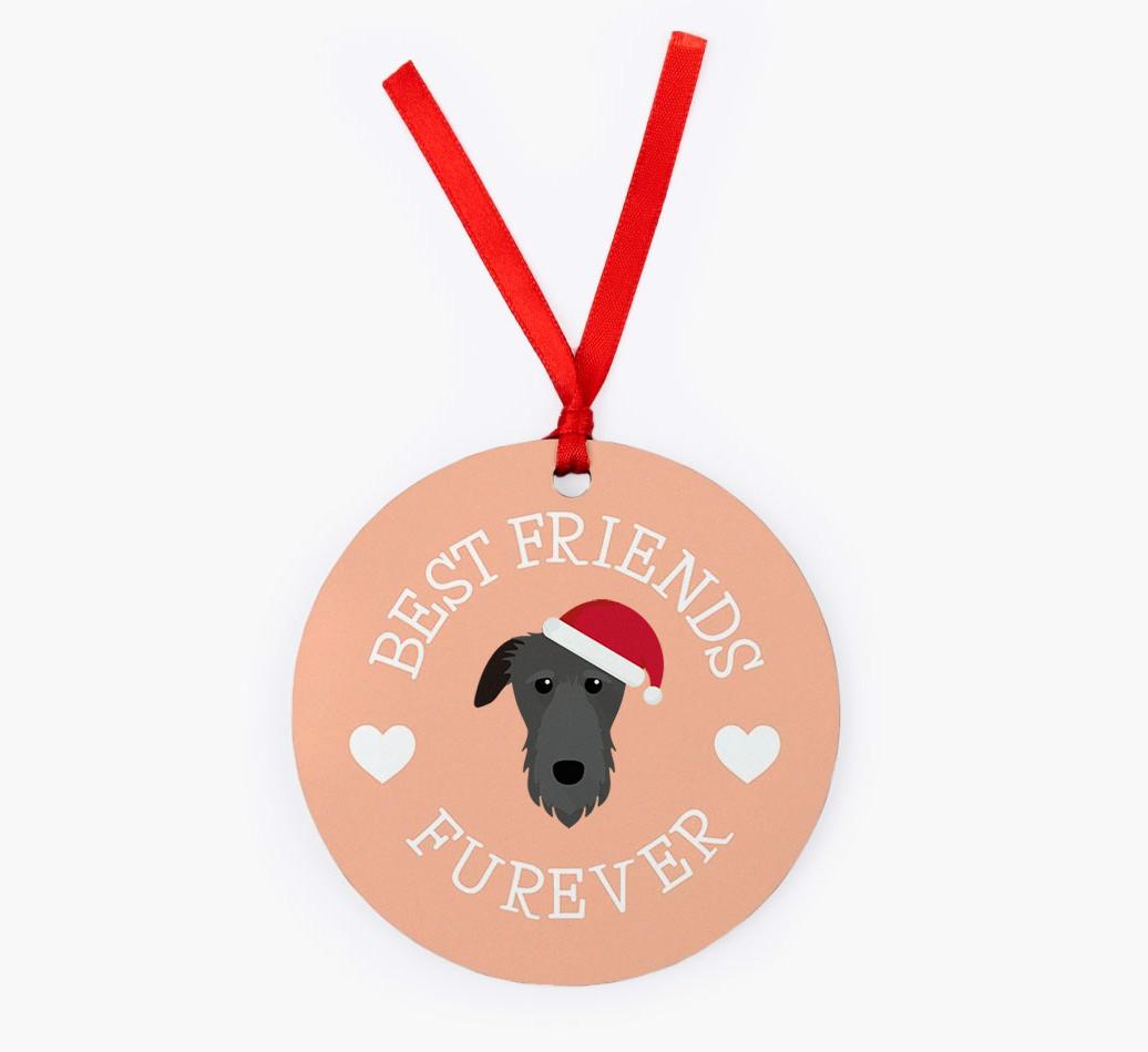 'Best Friends Furever' - Personalized {breedFullName} Christmas Decoration