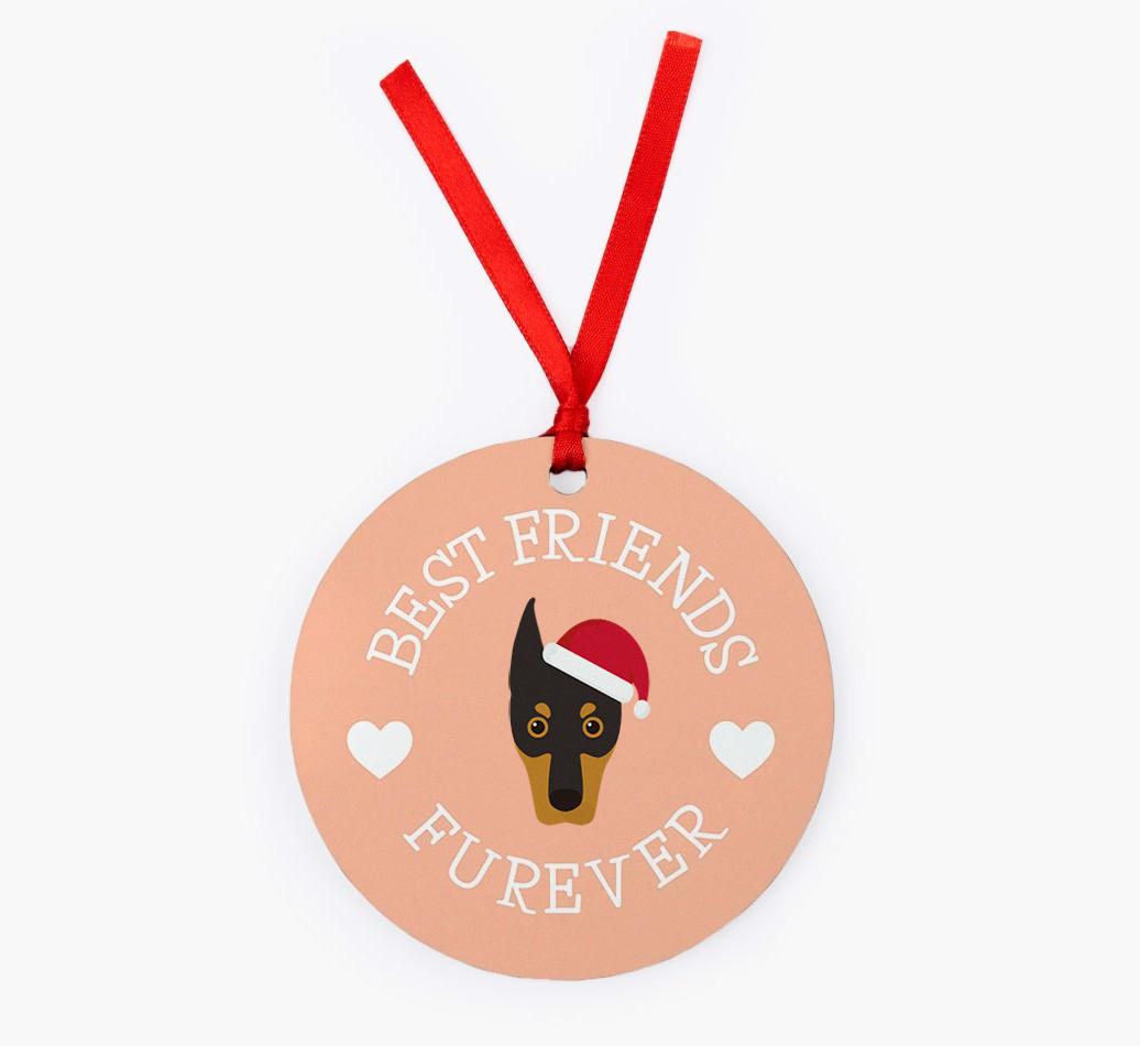 'Best Friends Furever' - Personalized {breedFullName} Christmas Decoration