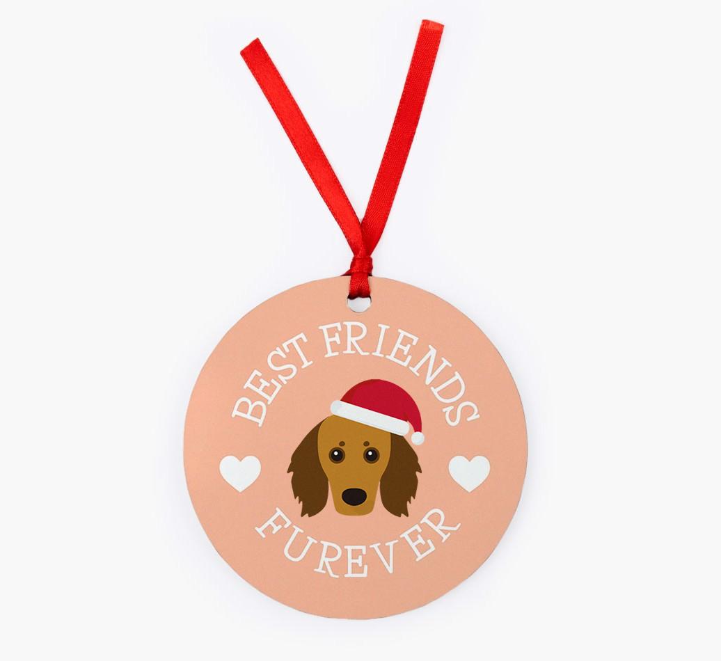 'Best Friends Furever' - Personalized {breedFullName} Christmas Decoration