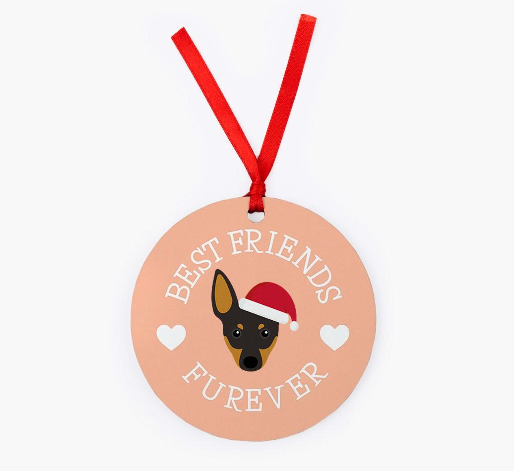 'Best Friends Furever' - Personalized {breedFullName} Christmas Decoration