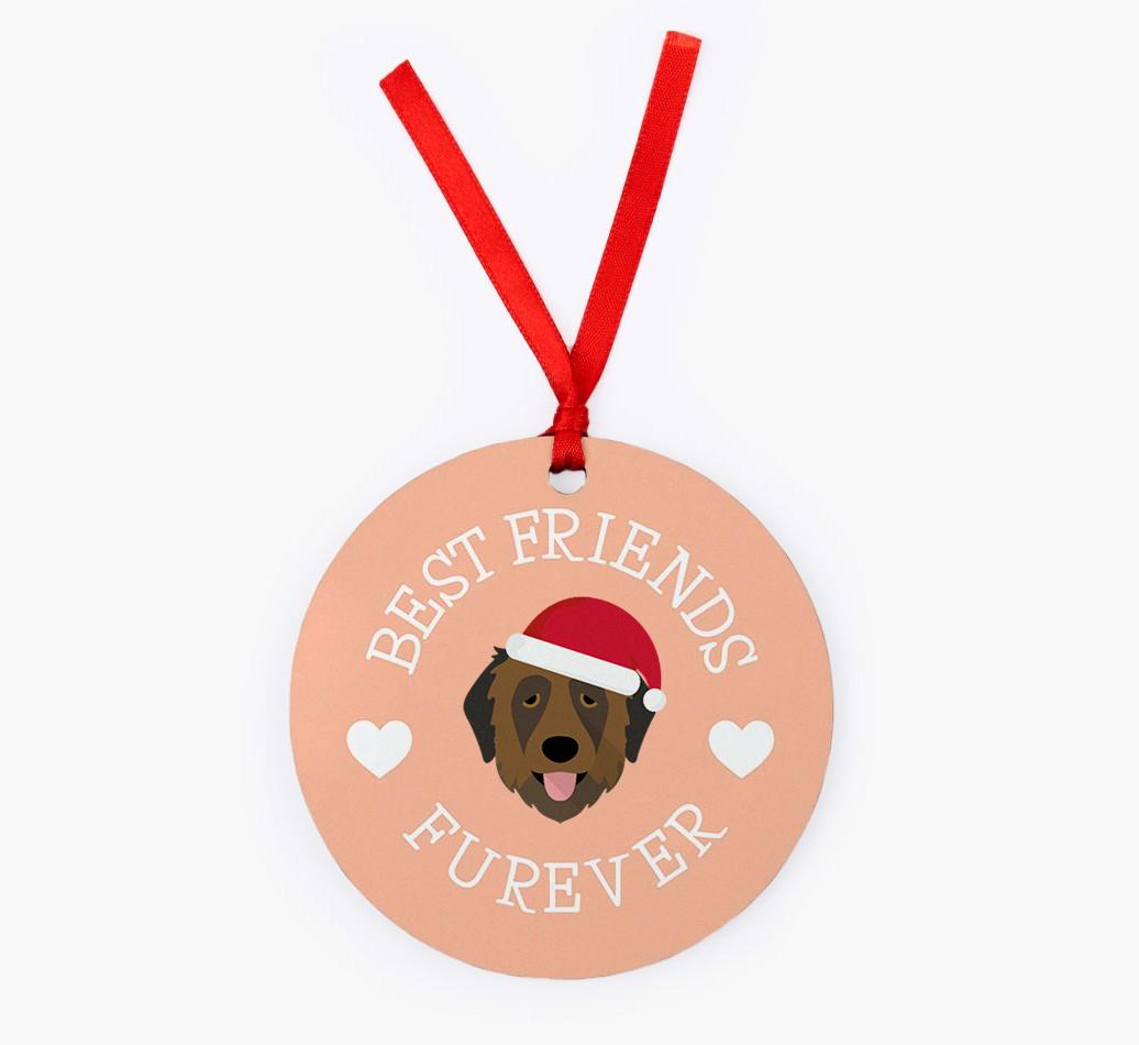 'Best Friends Furever' - Personalized {breedFullName} Christmas Decoration