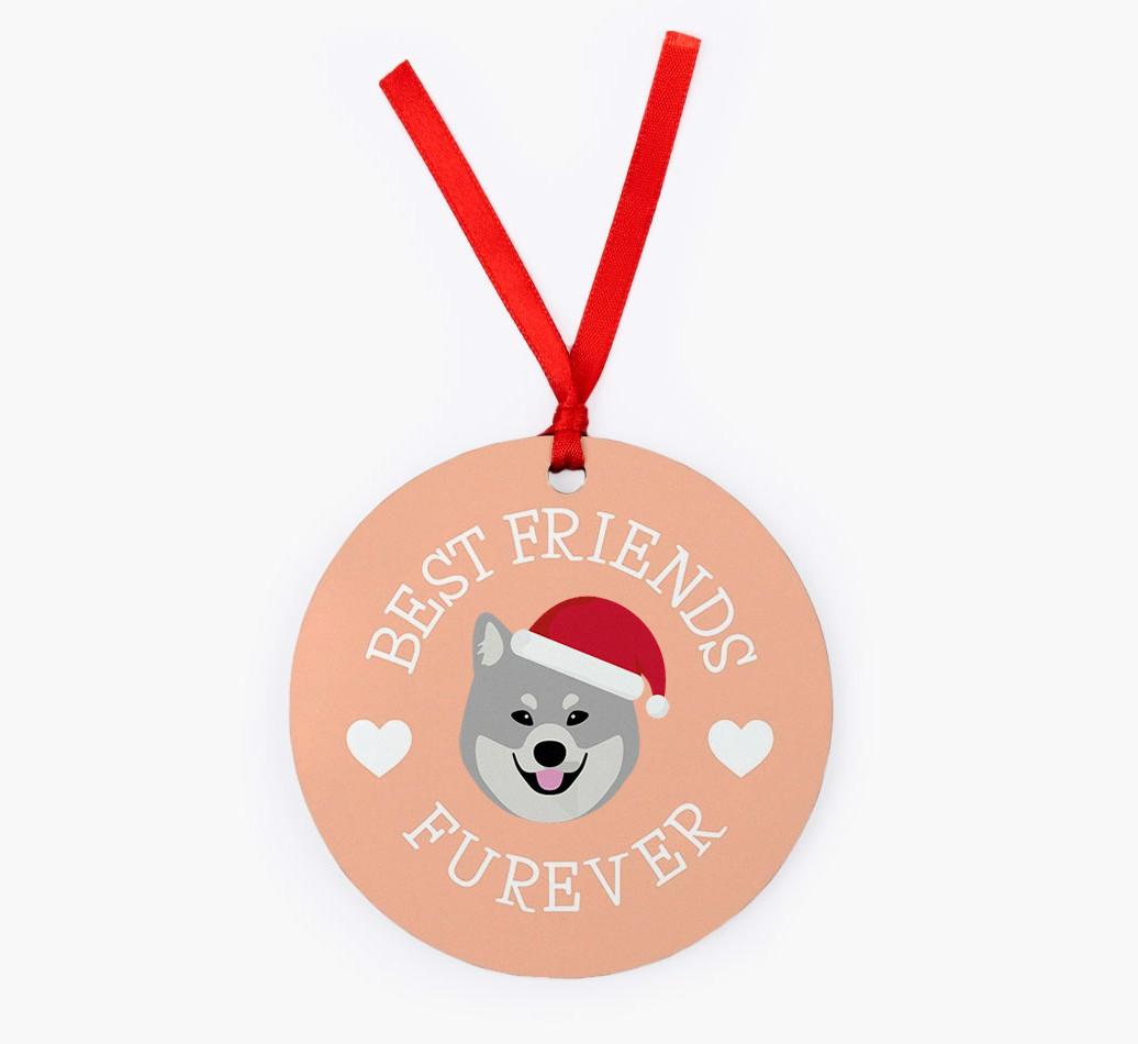 'Best Friends Furever' - Personalized {breedFullName} Christmas Decoration