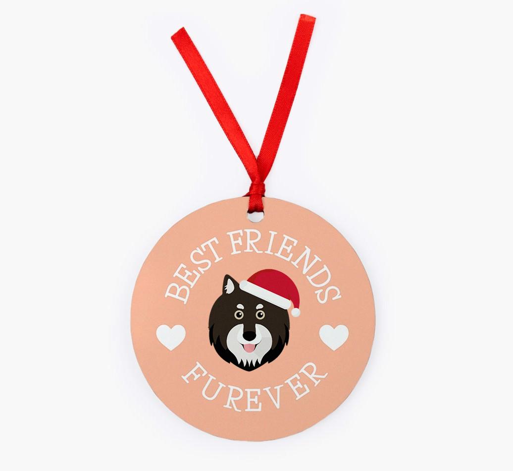 'Best Friends Furever' - Personalized {breedFullName} Christmas Decoration