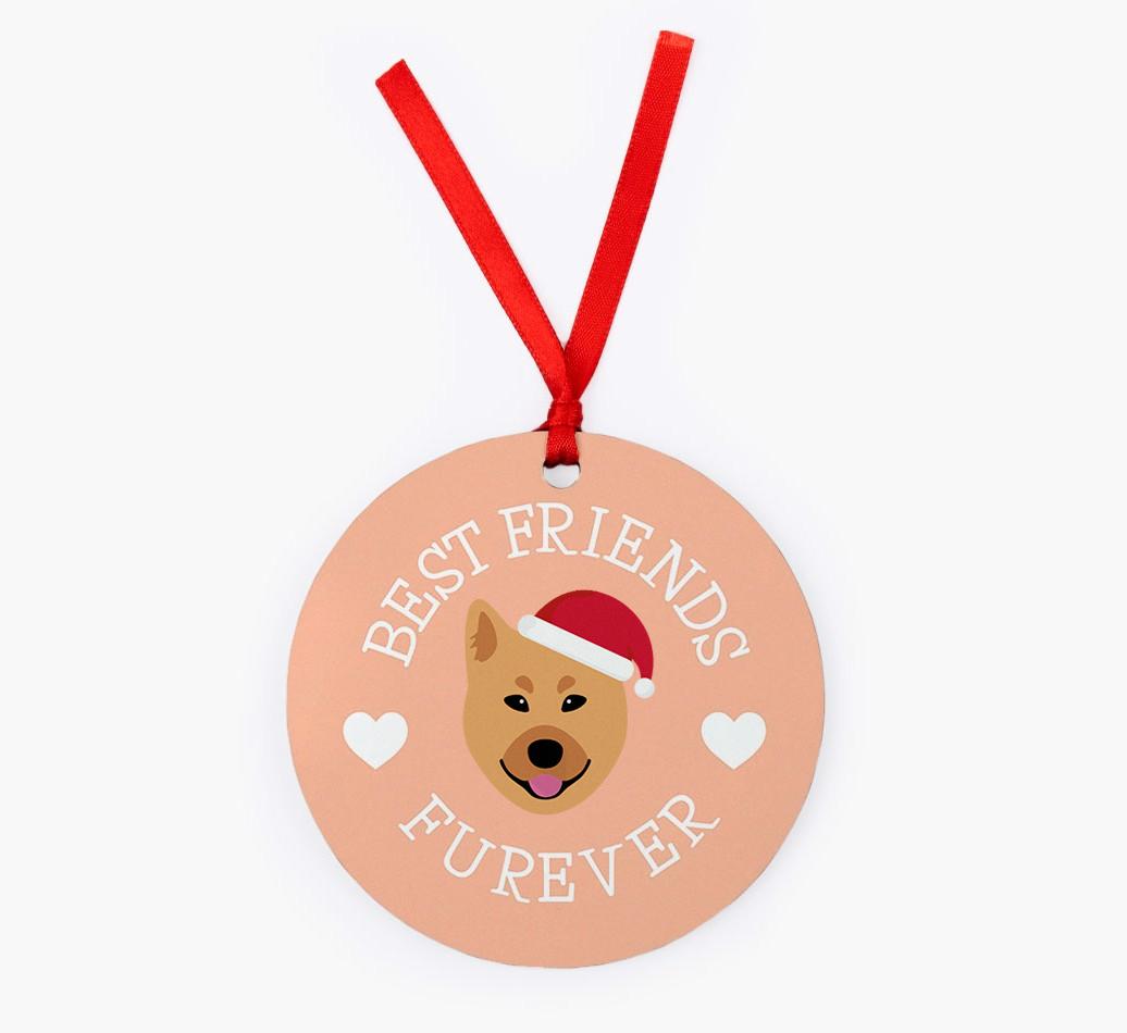 'Best Friends Furever' - Personalized {breedFullName} Christmas Decoration