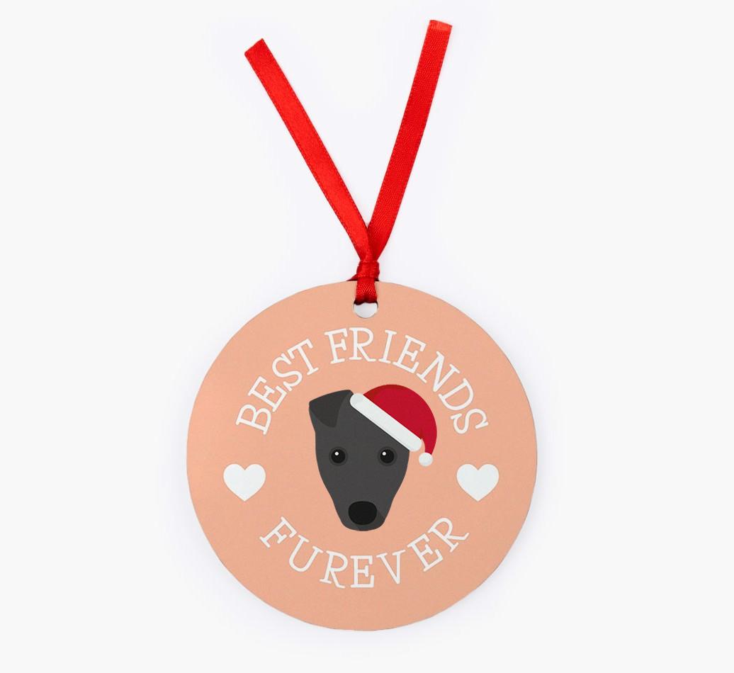 'Best Friends Furever' - Personalized {breedFullName} Christmas Decoration