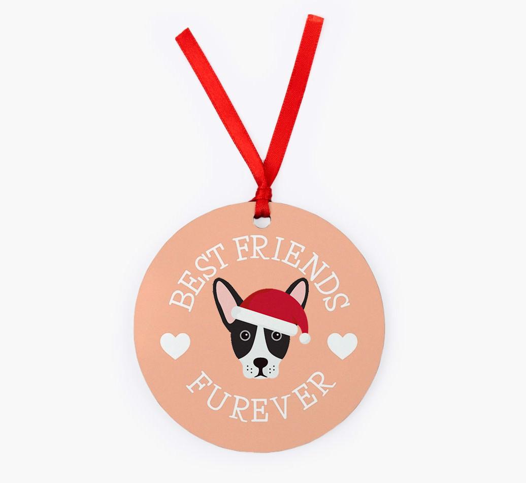 'Best Friends Furever' - Personalized {breedFullName} Christmas Decoration