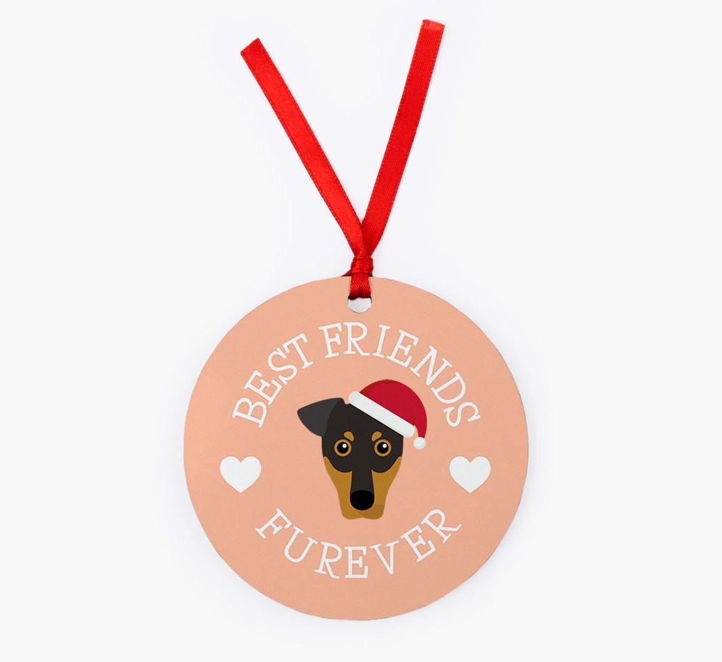 'Best Friends Furever' - Personalized {breedFullName} Christmas Decoration