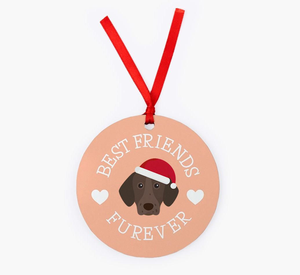 'Best Friends Furever' - Personalized {breedFullName} Christmas Decoration