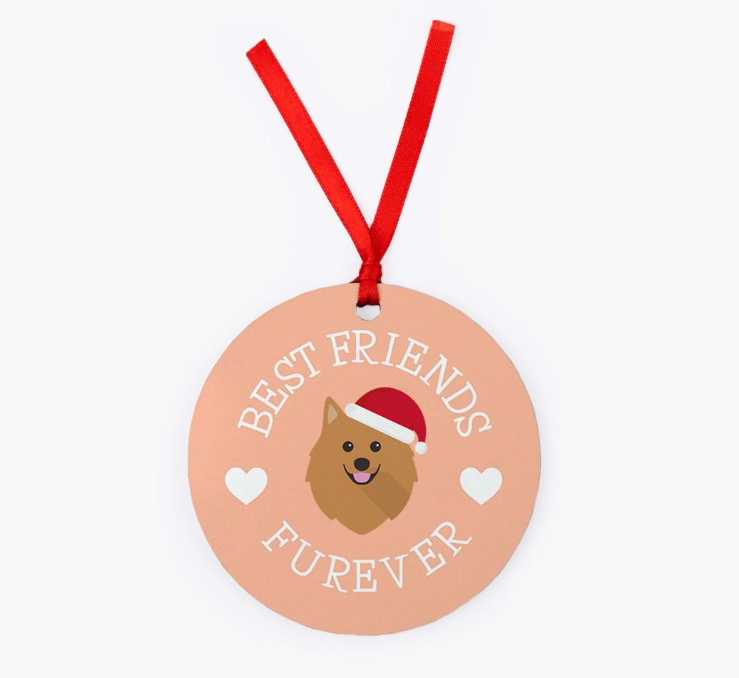 'Best Friends Furever' - Personalized {breedFullName} Christmas Decoration