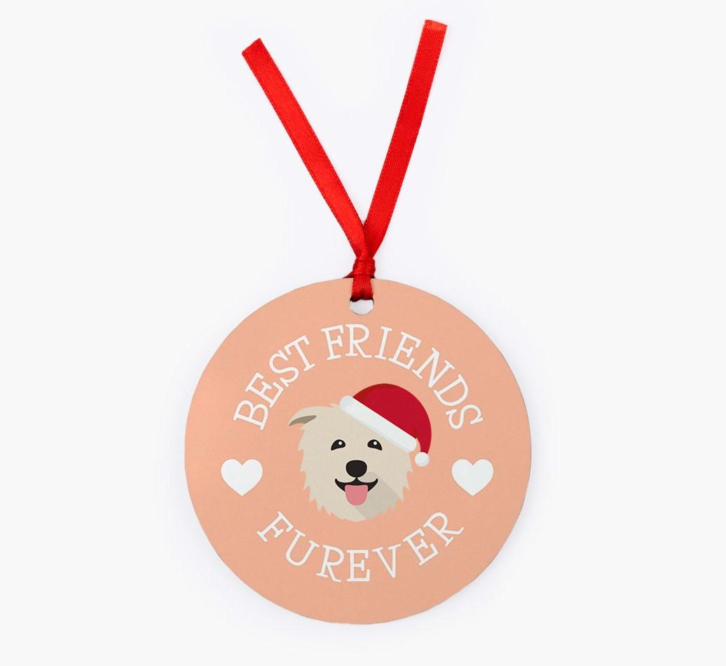 'Best Friends Furever' - Personalized {breedFullName} Christmas Decoration