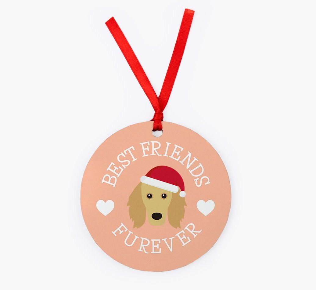 'Best Friends Furever' - Personalized {breedFullName} Christmas Decoration