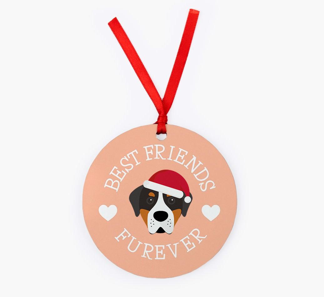 'Best Friends Furever' - Personalized {breedFullName} Christmas Decoration