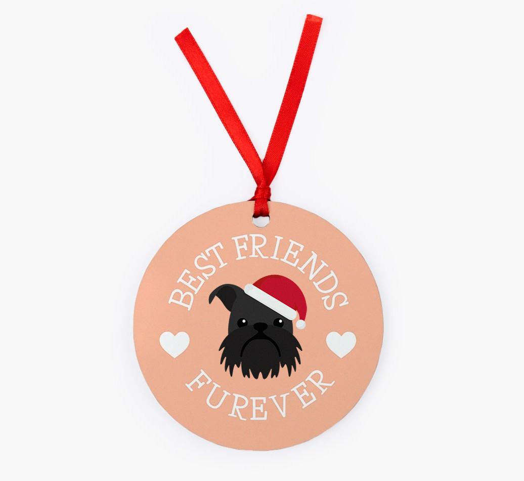 'Best Friends Furever' - Personalized {breedFullName} Christmas Decoration