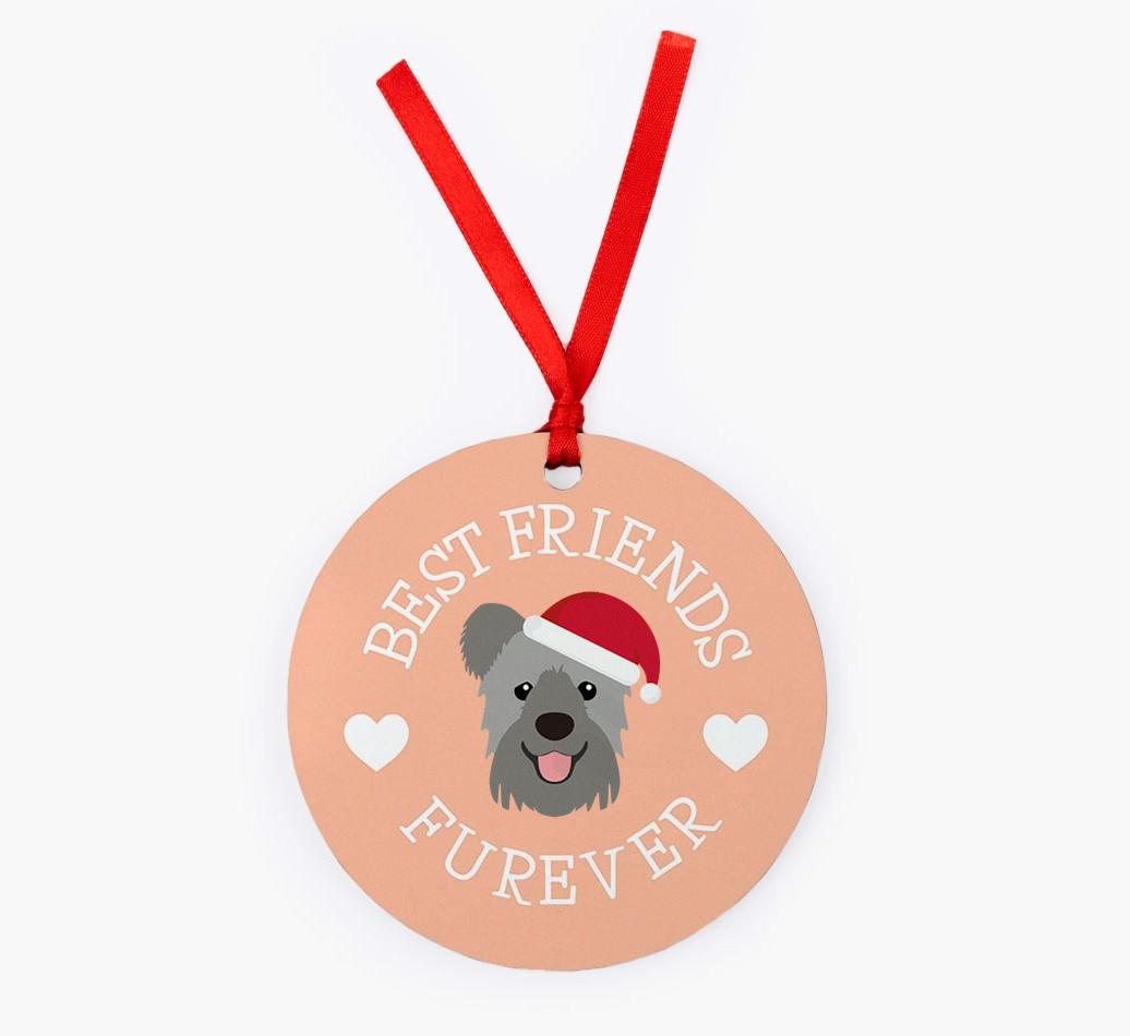 'Best Friends Furever' - Personalized {breedFullName} Christmas Decoration
