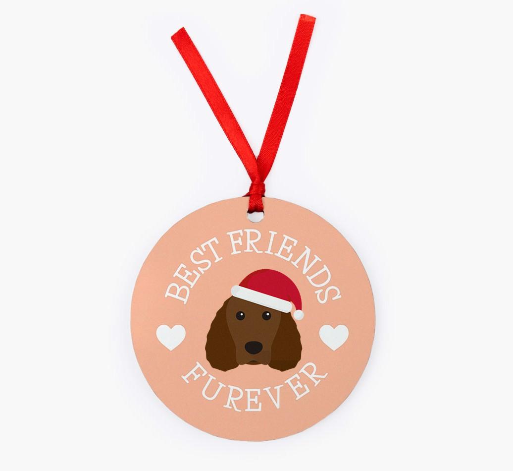 'Best Friends Furever' - Personalized {breedFullName} Christmas Decoration