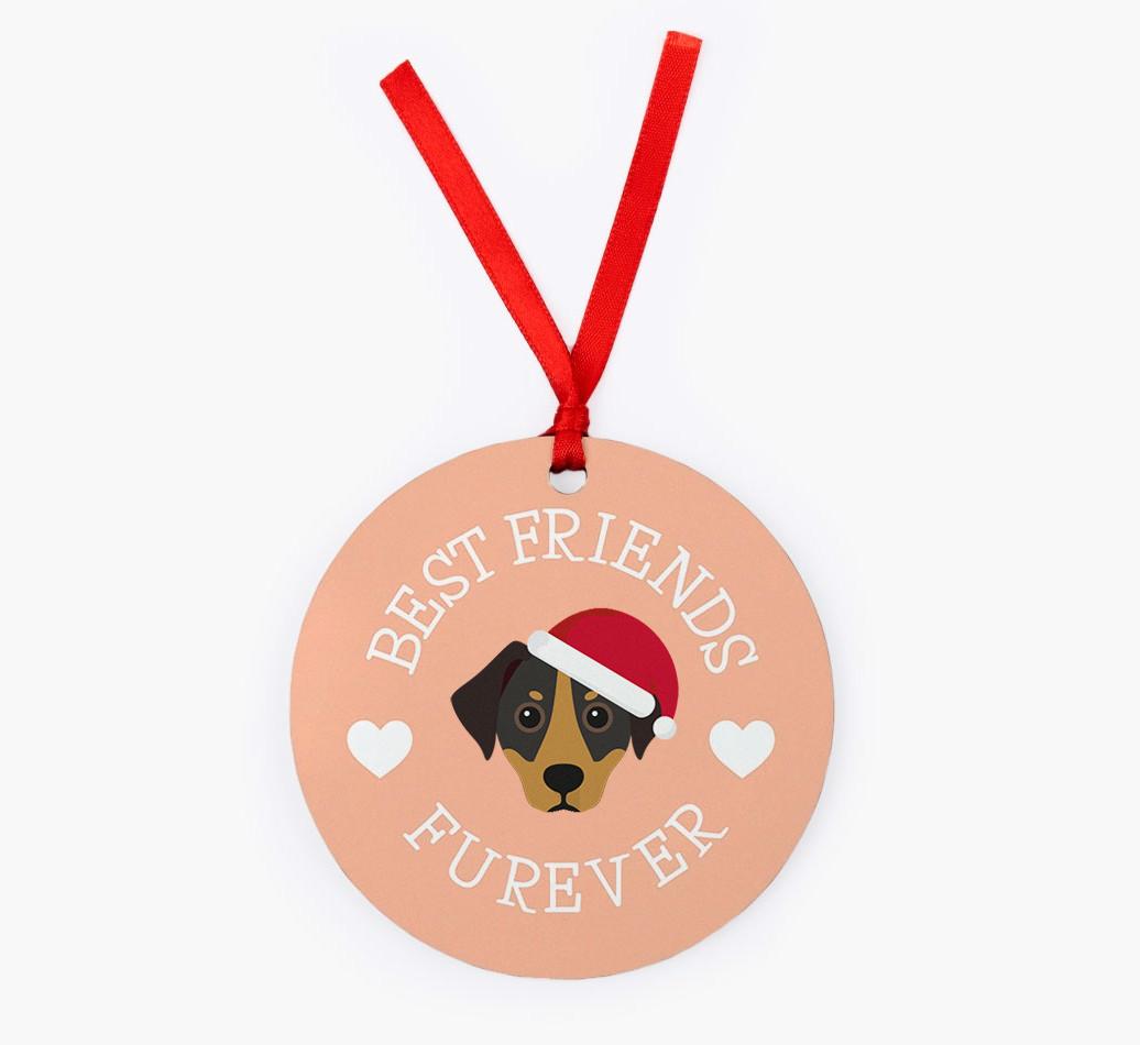 'Best Friends Furever' - Personalized {breedFullName} Christmas Decoration