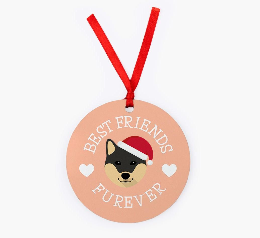 'Best Friends Furever' - Personalized {breedFullName} Christmas Decoration
