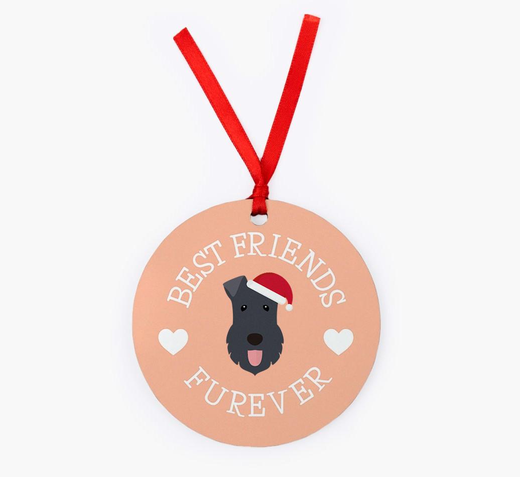 'Best Friends Furever' - Personalized {breedFullName} Christmas Decoration