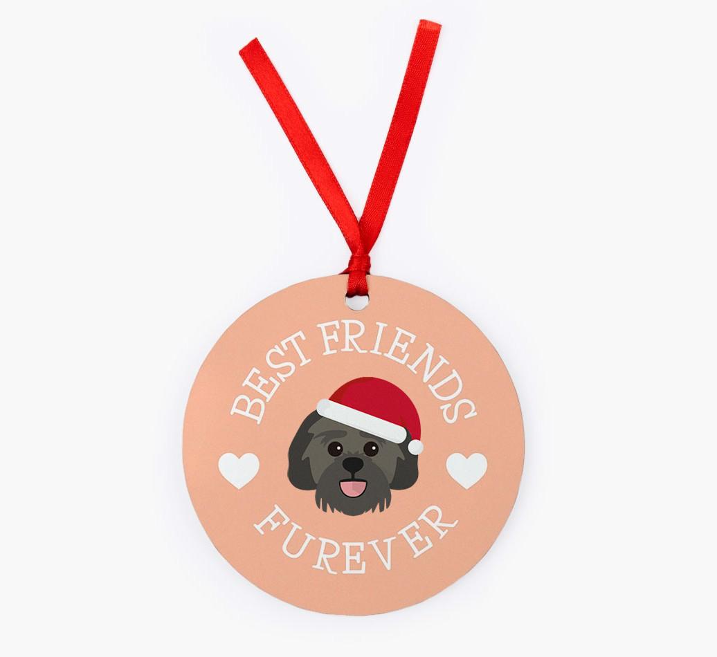 'Best Friends Furever' - Personalized {breedFullName} Christmas Decoration