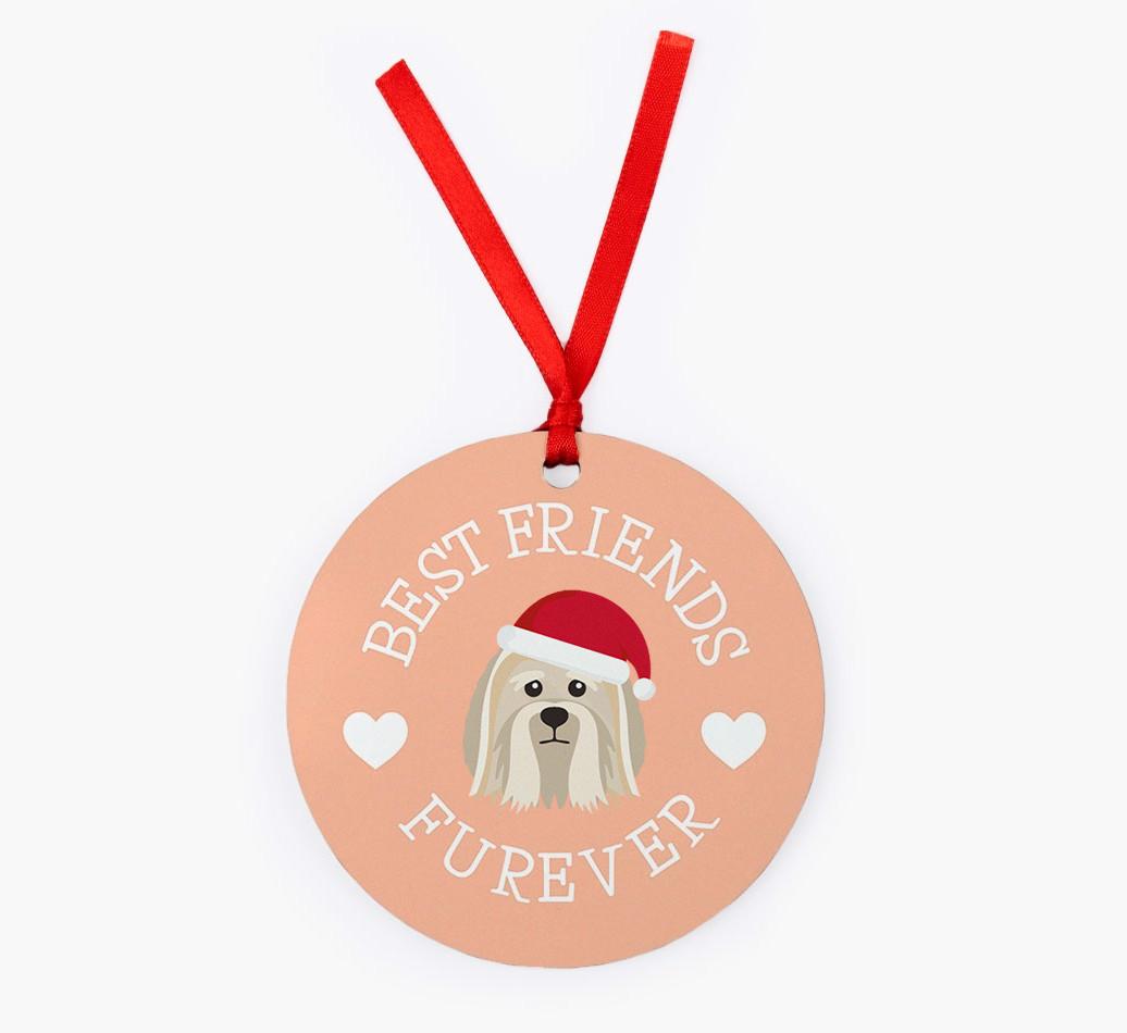 'Best Friends Furever' - Personalized {breedFullName} Christmas Decoration