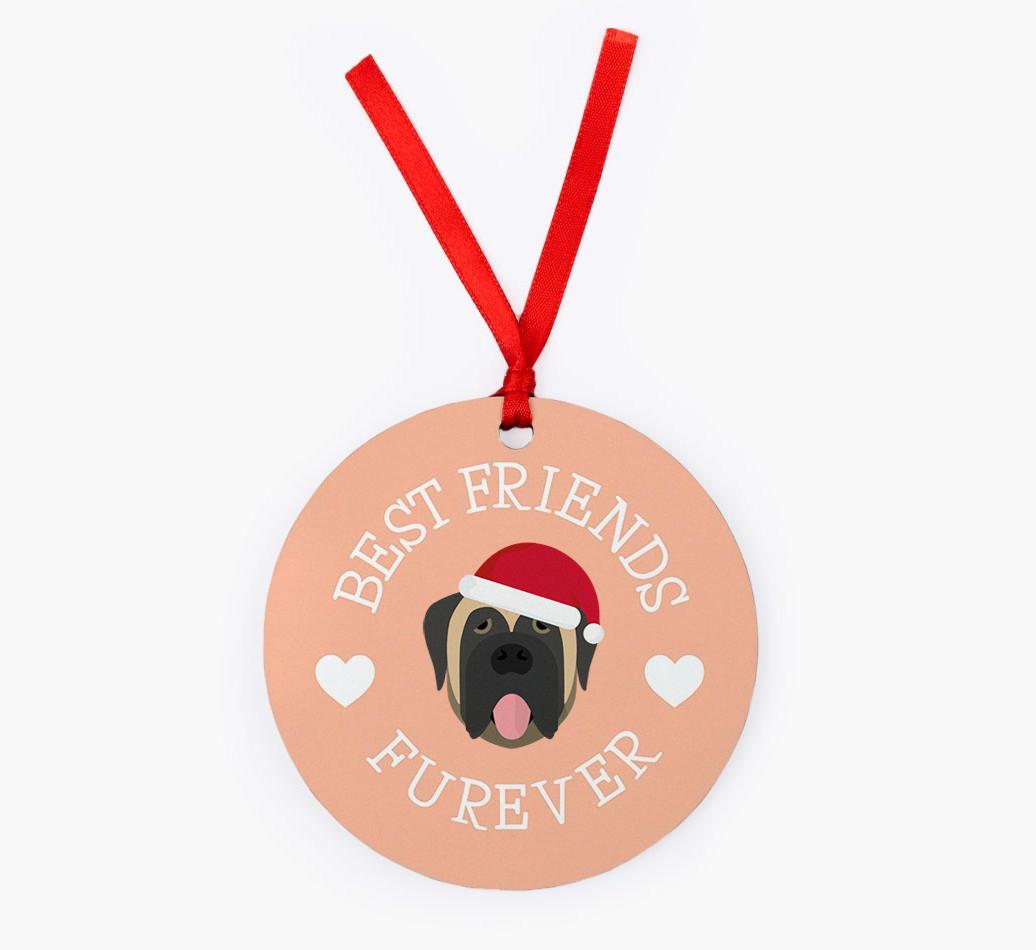 'Best Friends Furever' - Personalized {breedFullName} Christmas Decoration