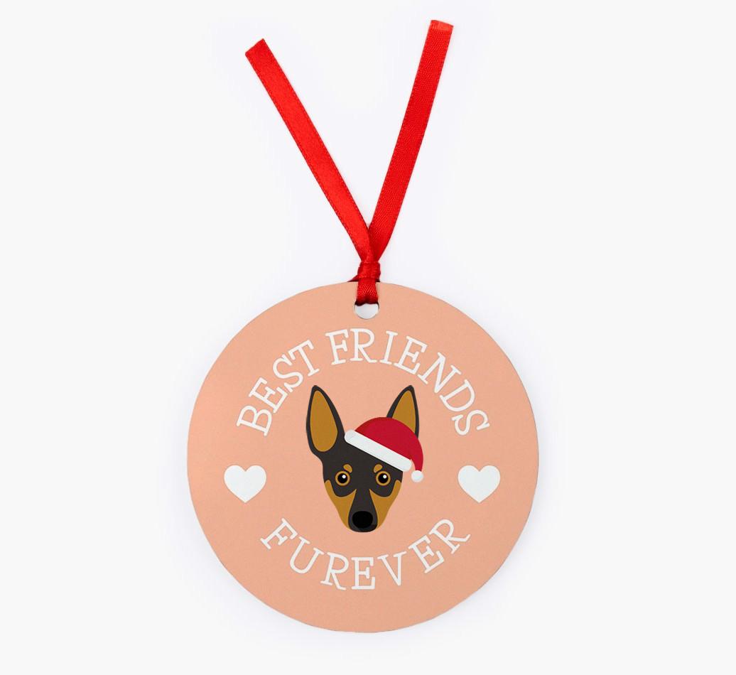 'Best Friends Furever' - Personalized {breedFullName} Christmas Decoration