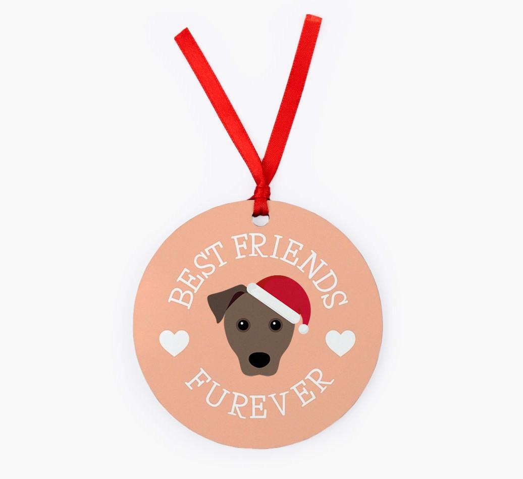'Best Friends Furever' - Personalized {breedFullName} Christmas Decoration