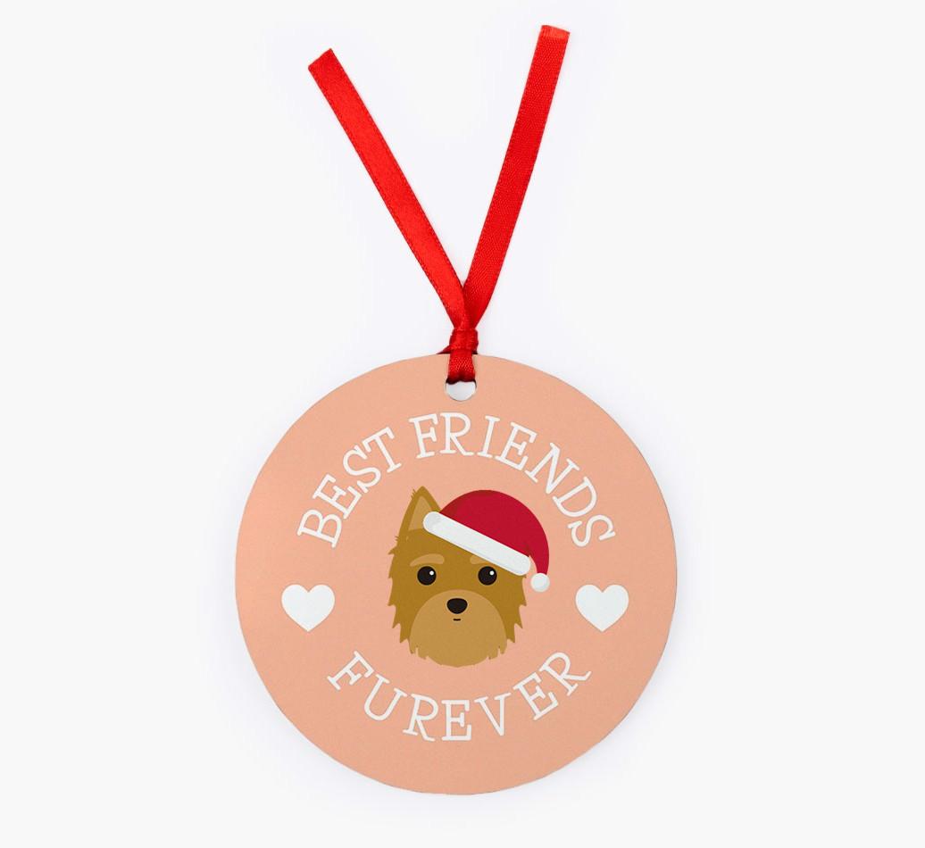 'Best Friends Furever' - Personalized {breedFullName} Christmas Decoration
