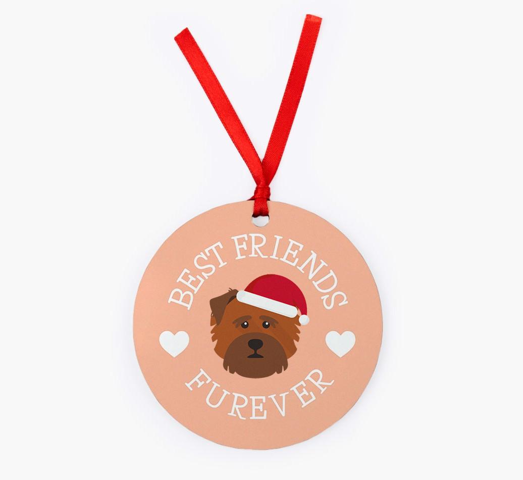 'Best Friends Furever' - Personalized {breedFullName} Christmas Decoration