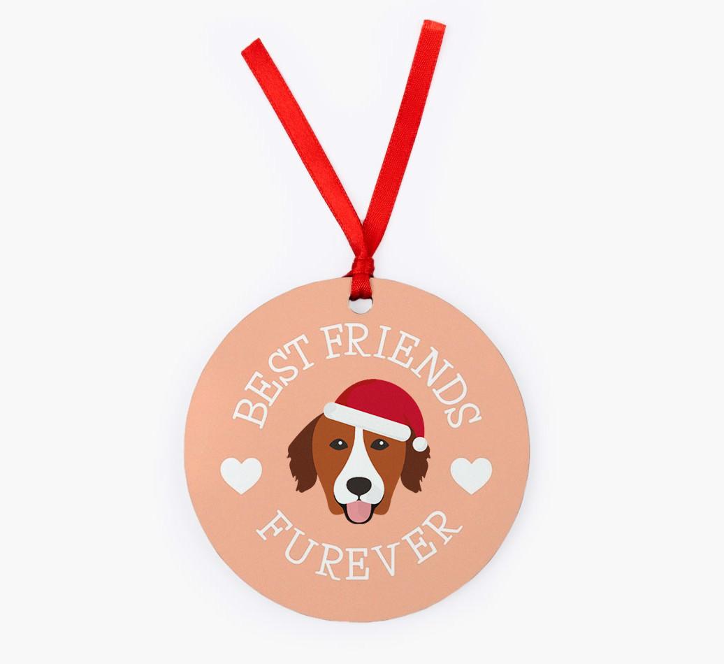 'Best Friends Furever' - {breedFullName} Christmas Decoration